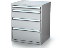 Dílenské zásuvkové skříně 17U - š 710 x h 600 mm DKP 3627 17U 4