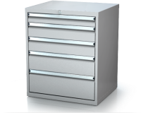 Dílenské zásuvkové skříně 17U - š 710 x h 600 mm DKP 3627 17U 5