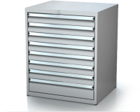 Dílenské zásuvkové skříně 17U - š 710 x h 750 mm DKP 3636 17U 8