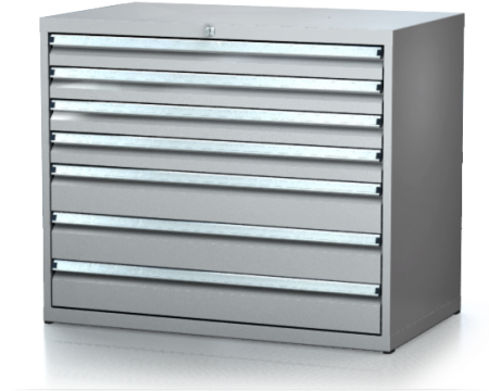 Dílenské zásuvkové skříně 17U - š 1014 x h 600 mm DKP 5427 17U 7