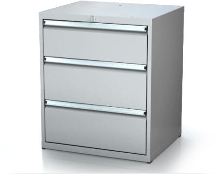 Dílenské zásuvkové skříně 17U - š 710 x h 600 mm DKP 3627 17U 3