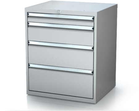 Dílenské zásuvkové skříně 17U - š 710 x h 600 mm DKP 3627 17U 4