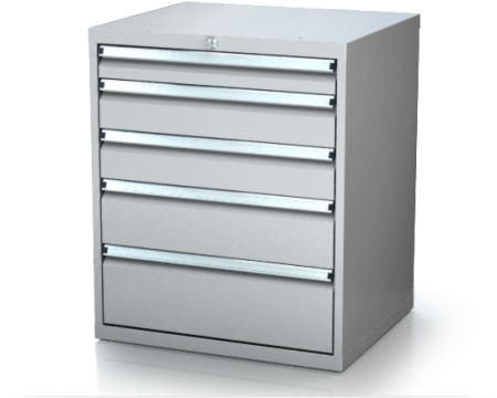 Dílenské zásuvkové skříně 17U - š 710 x h 600 mm DKP 3627 17U 5