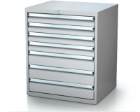 Dílenské zásuvkové skříně 17U - š 710 x h 750 mm DKP 3636 17U 7