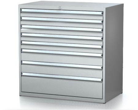 Dílenské zásuvkové skříně 21U - š 1014 x h 600 mm DKP 5427 21U 8