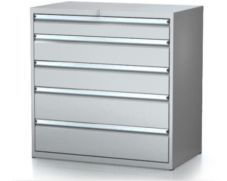 Dílenské zásuvkové skříně 21U - š 1014 x h 750 mm DKP 5436 21U 4