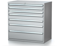 Dílenské zásuvkové skříně 21U - š 1014 x h 750 mm DKP 5436 21U 7