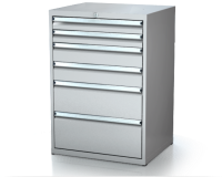 Dílenské zásuvkové skříně 21U - š 710 x h 600 mm DKP 3627 21U 6