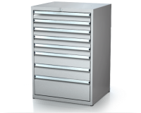 Dílenské zásuvkové skříně 21U - š 710 x h 600 mm DKP 3627 21U 8