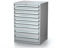 Dílenské zásuvkové skříně 21U - š 710 x h 600 mm DKP 3627 21U 9