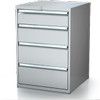 Dílenské zásuvkové skříně 21U - š 710 x h 750 mm