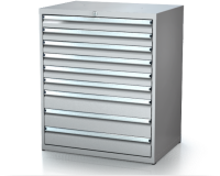Dílenské zásuvkové skříně 21U - š 860 x h 600 mm DKP 4527 21U 9