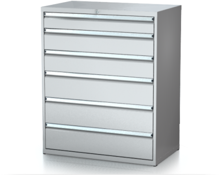 Dílenské zásuvkové skříně 26U - š 1014 x h 750 mm DKP 5436 26U 6