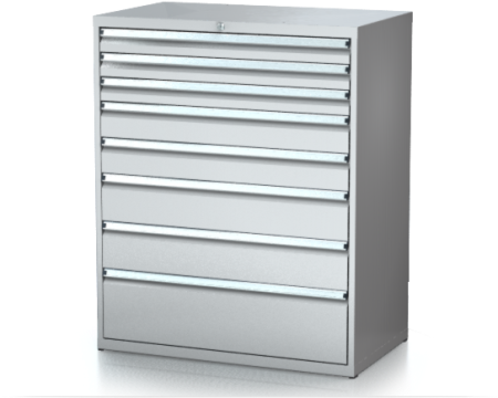 Dílenské zásuvkové skříně 26U - š 1014 x h 750 mm DKP 5436 26U 8