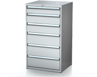 Dílenské zásuvkové skříně 26U - š 710 x h 600 mm DKP 3627 26U 6