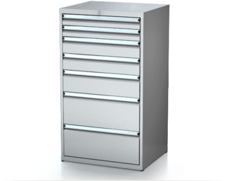 Dílenské zásuvkové skříně 26U - š 710 x h 600 mm DKP 3627 26U 7