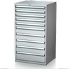 Dílenské zásuvkové skříně 26U - š 710 x h 750 mm