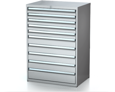 Dílenské zásuvkové skříně 26U - š 860 x h 750 mm DKP 4536 26U 10