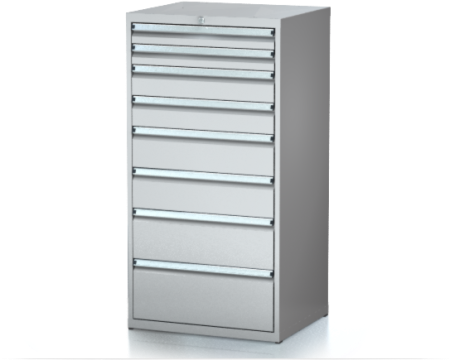 Dílenské zásuvkové skříně 29U - š 710 x h 600 mm DKP 3627 29U 8