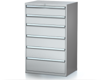 Dílenské zásuvkové skříně 29U - š 860 x h 600 mm DKP 4527 29U 6
