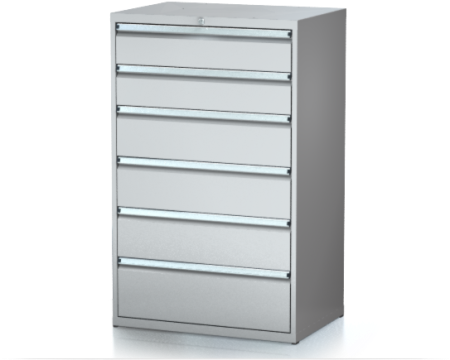 Dílenské zásuvkové skříně 29U - š 860 x h 600 mm DKP 4527 29U 6