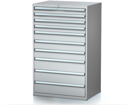 Dílenské zásuvkové skříně 29U - š 860 x h 750 mm DKP 4536 29U 10