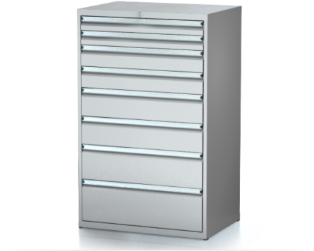 Dílenské zásuvkové skříně 29U - š 860 x h 750 mm DKP 4536 29U 8