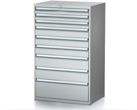 Dílenské zásuvkové skříně 29U - š 860 x h 750 mm DKP 4536 29U 9
