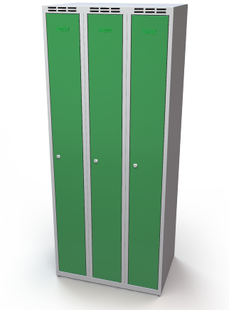 Šatní skříňka Aldop - dvouplášťové dveře, šířka / počet oddělení: 250 mm / 1
