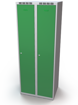 Šatní skříňka Aldop - dvouplášťové dveře, šířka / počet oddělení: 350 mm / 2