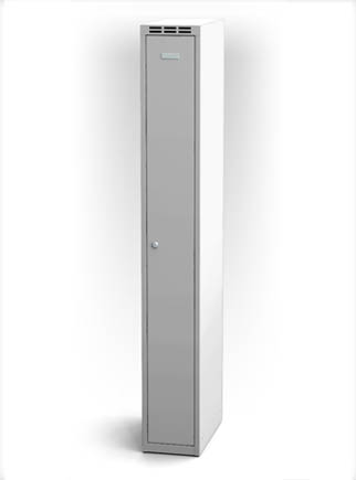 Šatní skříňka Alsin - jednoplášťové dveře, šířka / počet oddělení: 250 mm / 1 - náhled